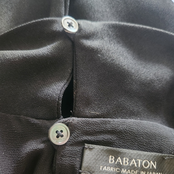 Babaton Japanese crepe fabric sleeveless dress - Picture 9 of 11